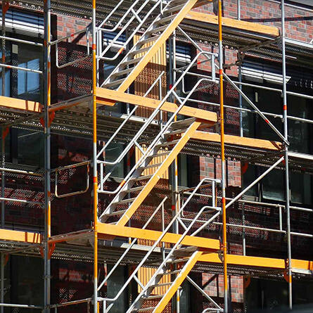L'aluminium Escalier d'Accès Échafaudage pour le Bâtiment Résidentiel